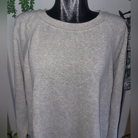 Prana Grey Heathered Sweatshirt 2X - Picture 2 of 7